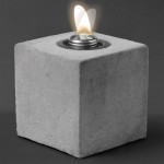 5.5″ Concrete Cube Patio Torch / Medium w Fuel